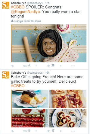 Sainsbury Twitter Account